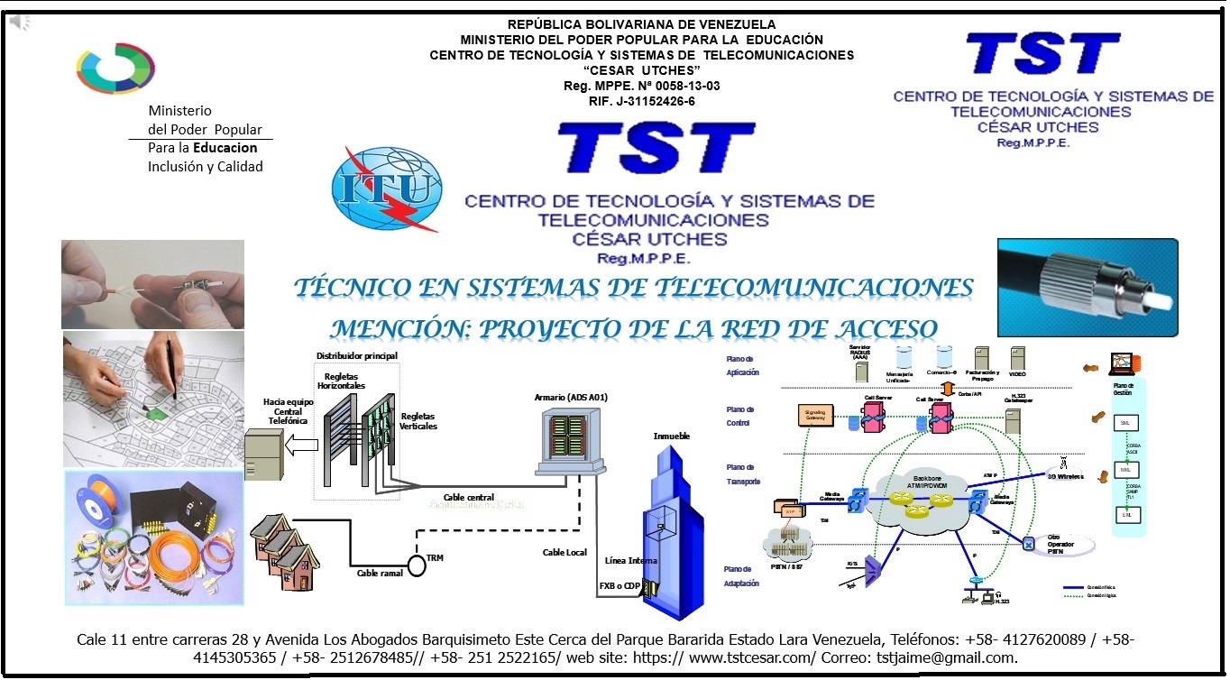 TÉCNICO EN SISTEMAS DE TELECOMUNICACIONES 
MENCIÓN: PROYECTO DE LA RED DE ACCESO