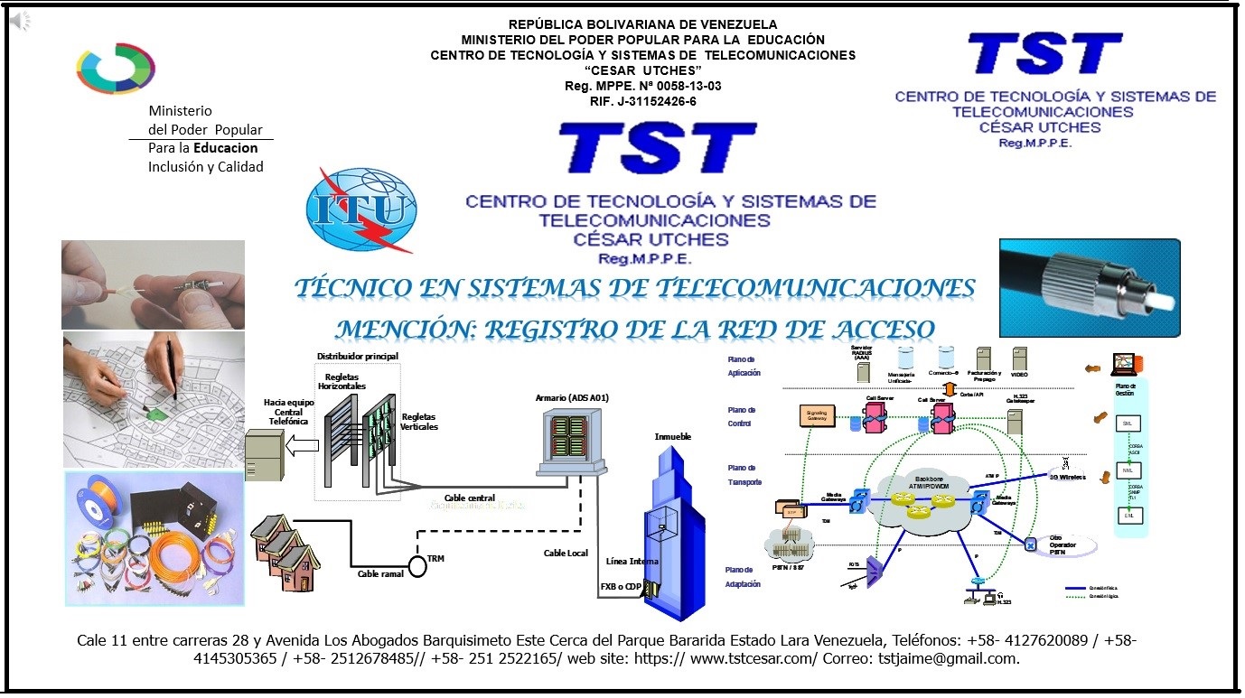 TÉCNICO EN SISTEMAS DE TELECOMUNICACIONES 
MENCIÓN:  REGISTRO DE LA RED DE ACCESO